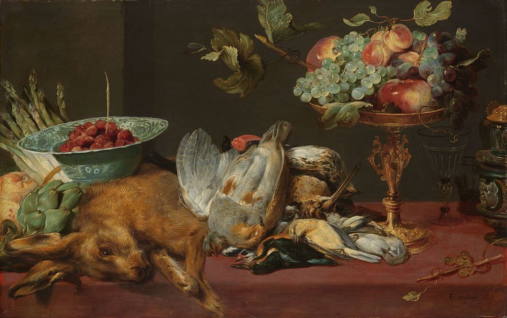 Still Life with Dead Game, Fruit and Vegetables (c. 1616 - c. 1620) by Frans Snijders