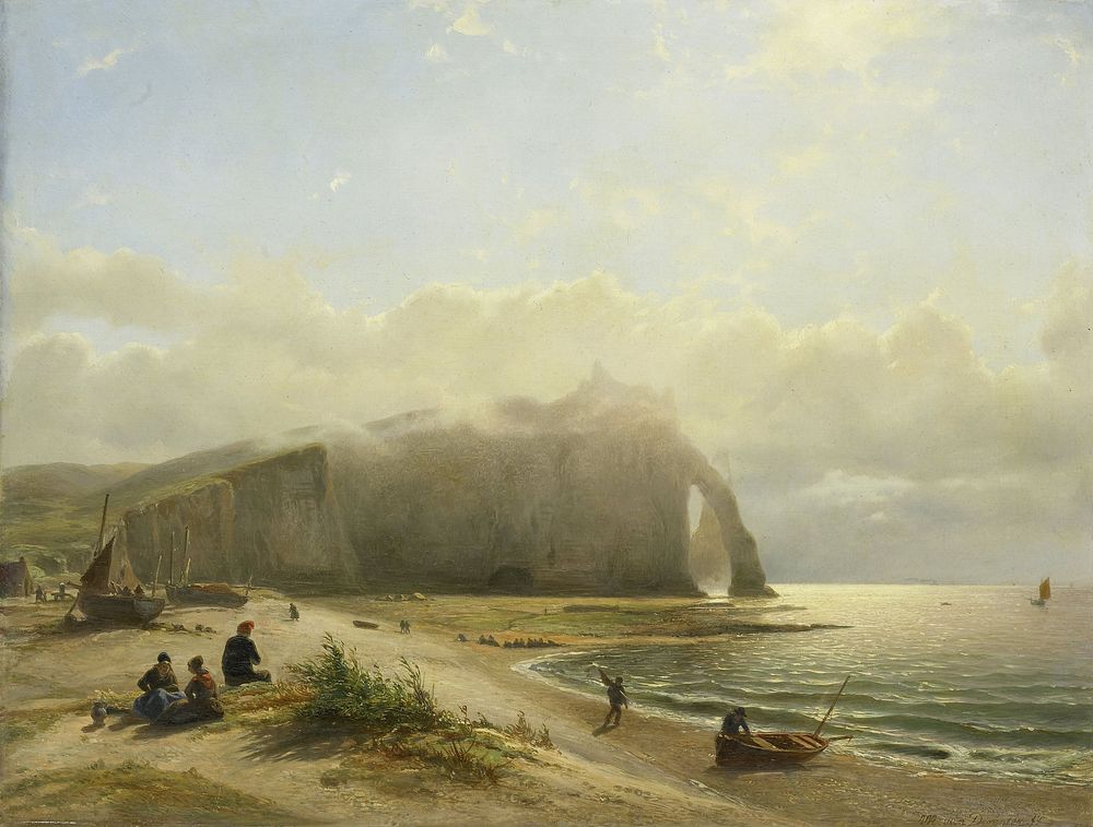 Seascape near the Coast (1845 - 1880) by Willem Anthonie van Deventer