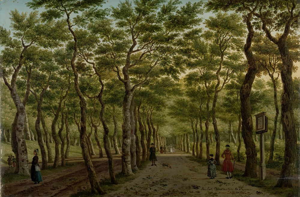 The Herepad in the Haagse Bos (1778) by Paulus Constantijn la Fargue