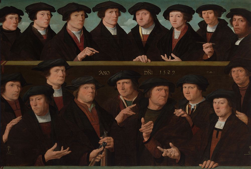 A Group of Guardsmen, 1529 (1559) by Dirck Jacobsz