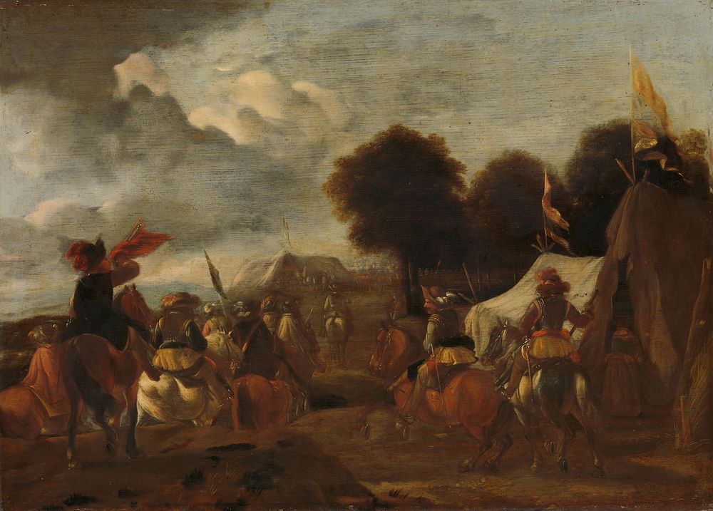 Army Camp (1625 - 1674) by anonymous