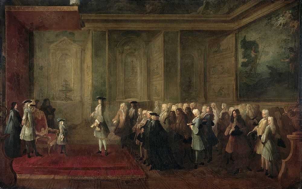 The Reception of Cornelis Hop (1685-1762) as Legate of the States-General at the Court of Louis XV, 24 July 1719 (1720 -…