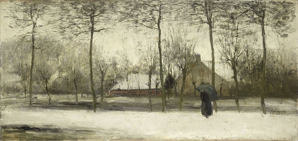 Winterlandschap (c. 1875) by Willem Maris