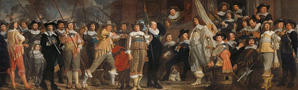 Militia Company of District VIII under the Command of Captain Roelof Bicker (c. 1640 - c. 1643) by Bartholomeus van der Helst
