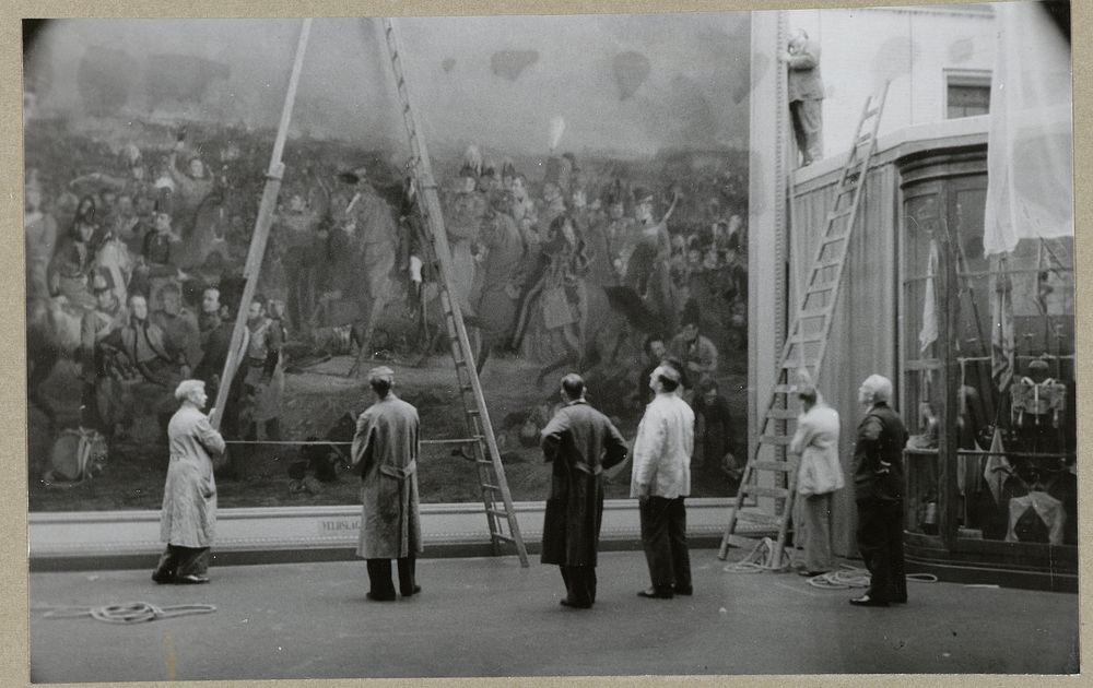De evacuatie van 'de Slag bij Waterloo' in 1939 (1939) by Rijksmuseum Afdeling Beeld
