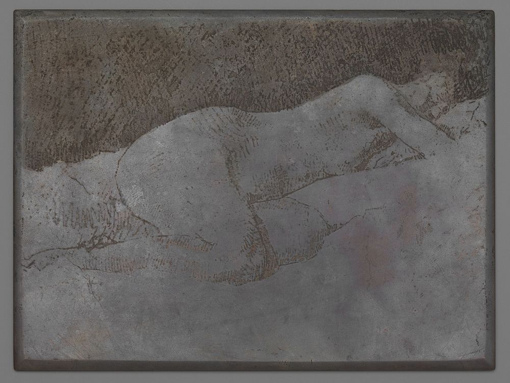 Liggend vrouwelijk naakt (c. 1891 - c. 1893) by George Hendrik Breitner