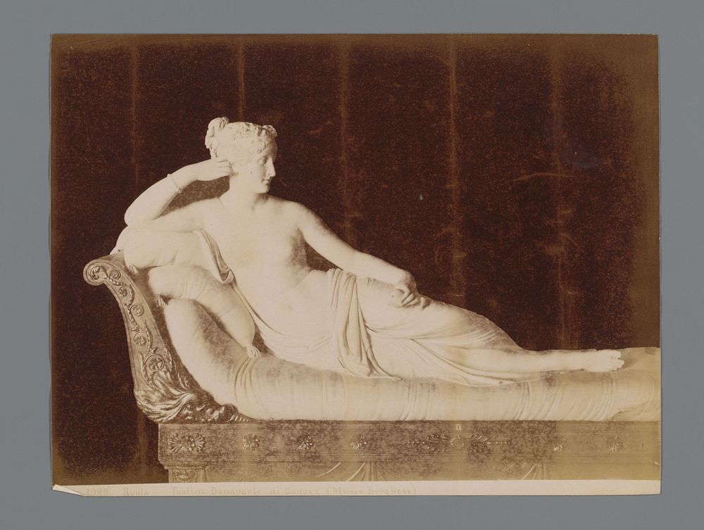Standbeeld van Pauline Bonaparte als Venus Victrix (1851 - c. 1900) by anonymous and Antonio Canova