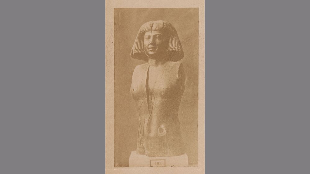 Egyptische sculptuur (c. 1870 - c. 1890) by anonymous and anonymous