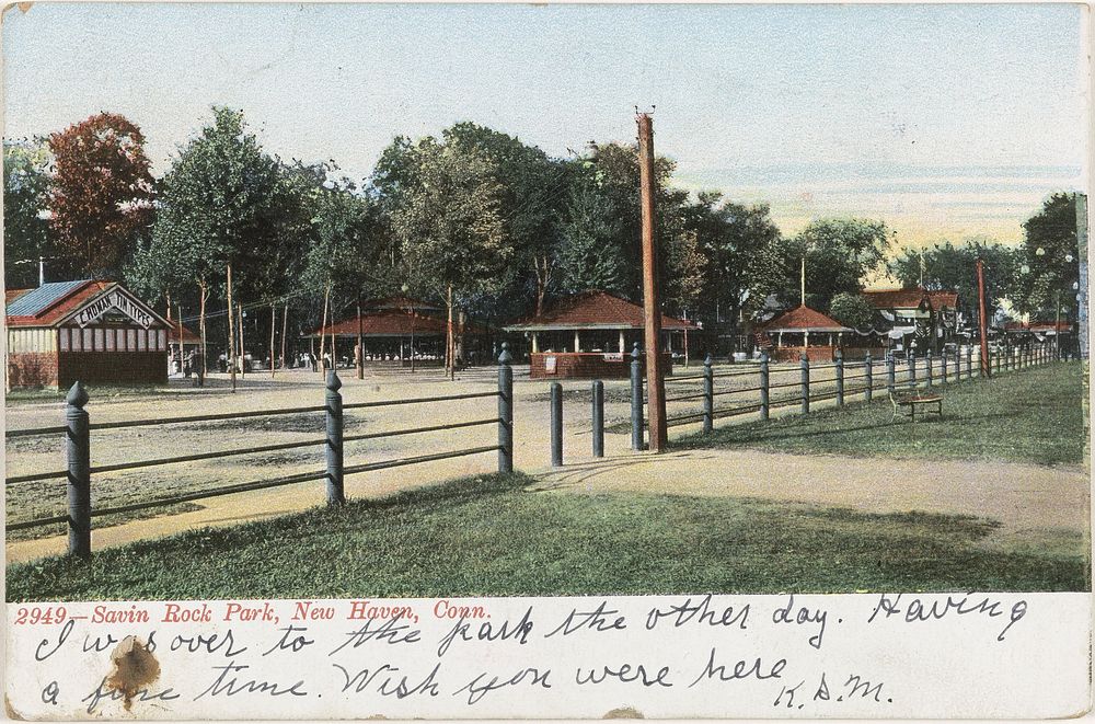 Savin Rock Park, New Haven, Conn. (1901 - 1907) by anonymous and Souvenir Post Card Co