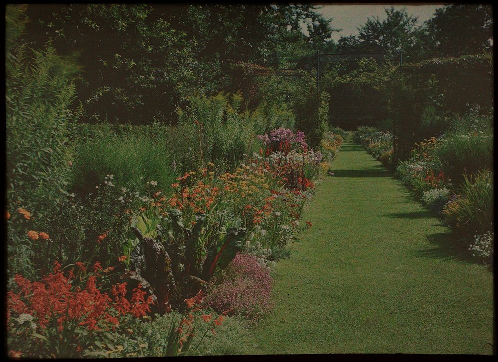 Tuin van het huis Kersbergen, Zeist (1914) by Lambertus Hendrik van Berk