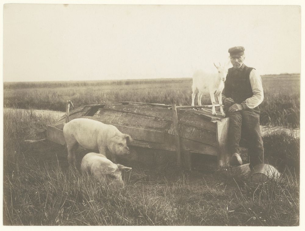 Varkenshoeder bij het Naardermeer (1906) by Richard Tepe