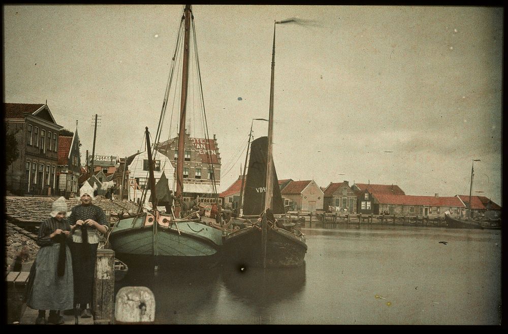 De haven van Volendam (1912) by anonymous