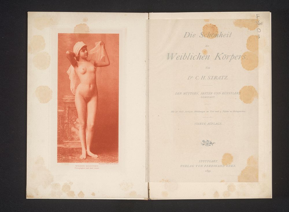 Standing Female Nude (c. 1894 - in or before 1899) by anonymous and Riffarth and Cie Meisenbach