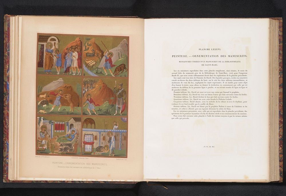 Reproductie van een zesluik met voorstellingen uit het leven van David (c. 1859 - in or before 1864) by anonymous, Franz…