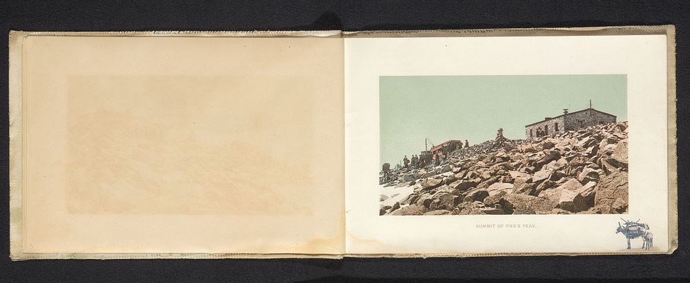 Gezicht op de top van Pike's Peak (c. 1894 - in or before 1899) by anonymous