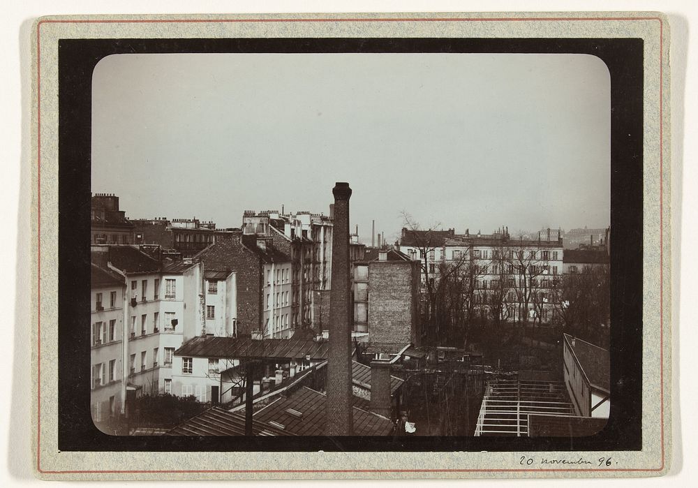 Stadsgezicht in Parijs (1896) by anonymous