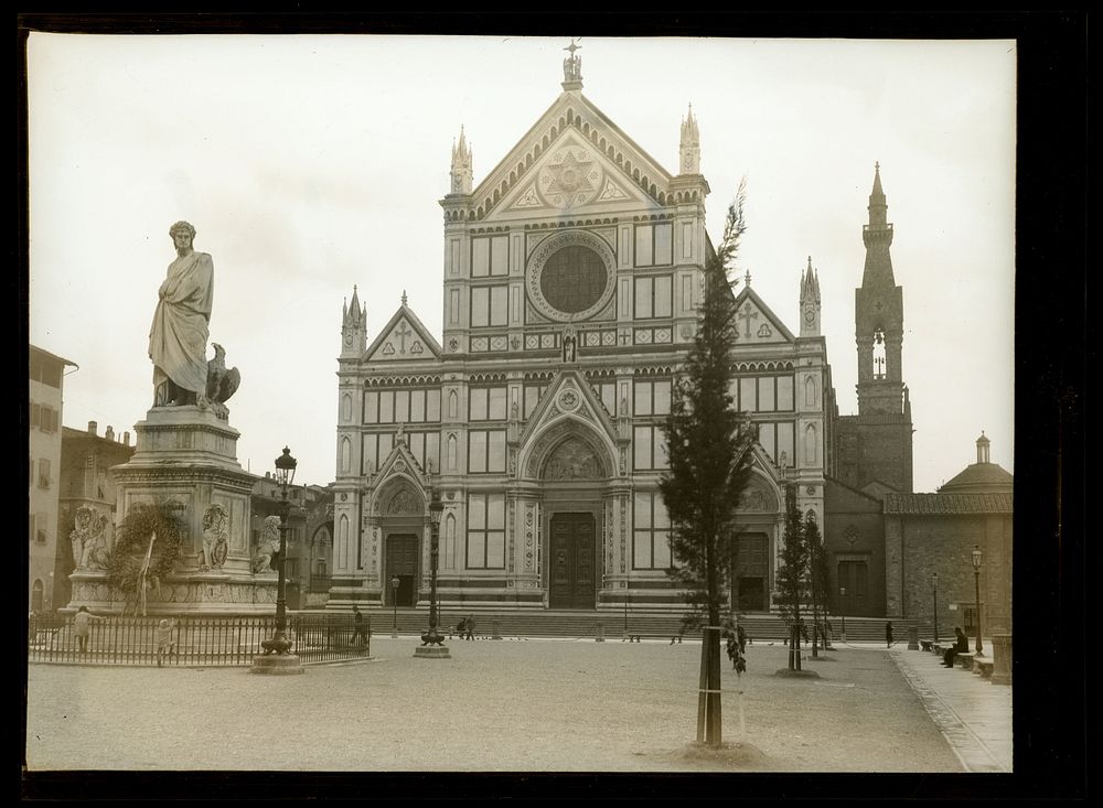 Filmnegatief met opname van Florence (c. 1907 - c. 1935) by anonymous
