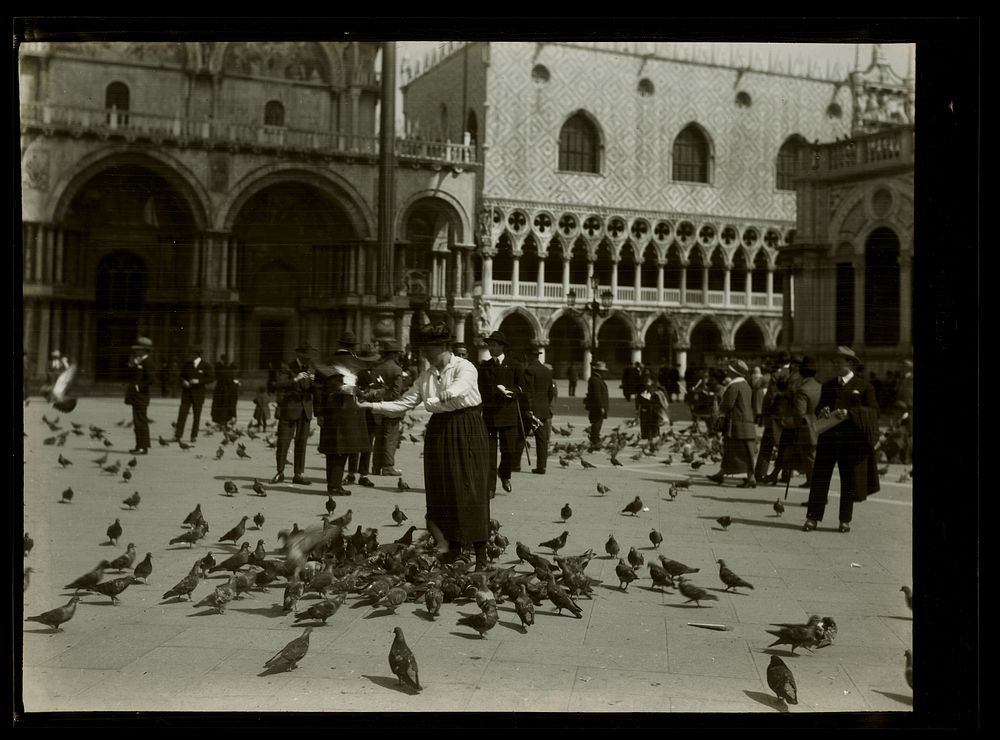 Filmnegatief met opname van Venetië (c. 1907 - c. 1935) by anonymous