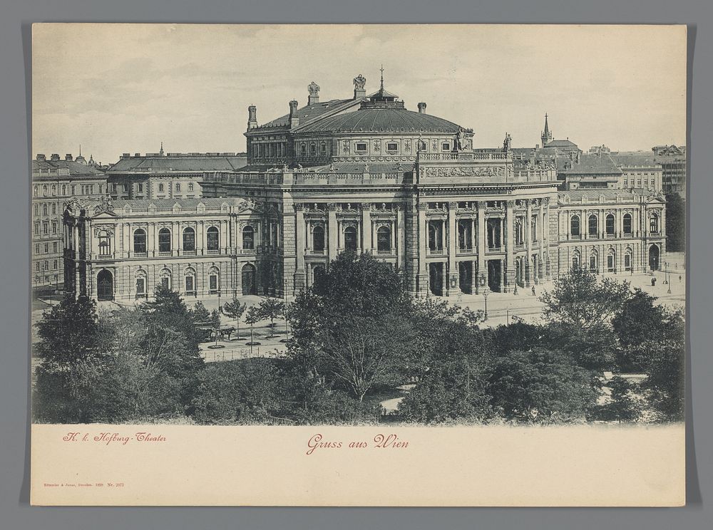 K. k. Hofburg - Theater (c. 1880 - c. 1920) by anonymous