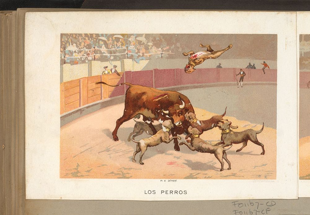 Los perros (1880 - 1910) by anonymous