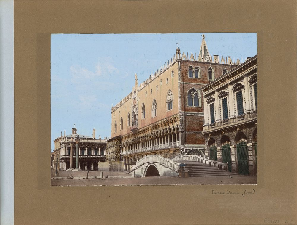 Palazzo Ducale in Venetië (1850 - 1876) by anonymous