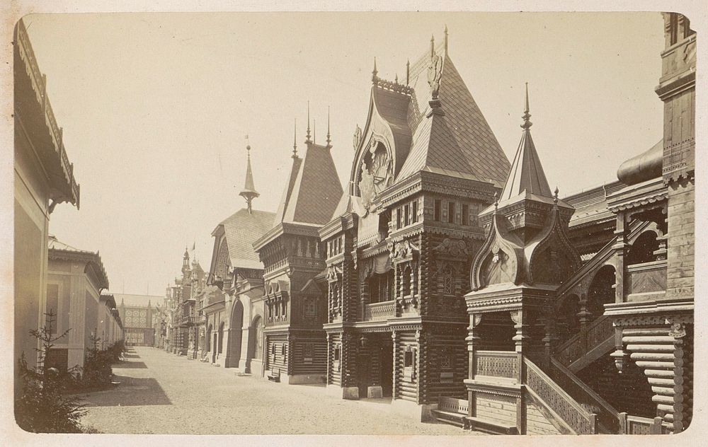 Russisch paviljoen op de Wereldtentoonstelling te Parijs in 1889 (1889) by anonymous