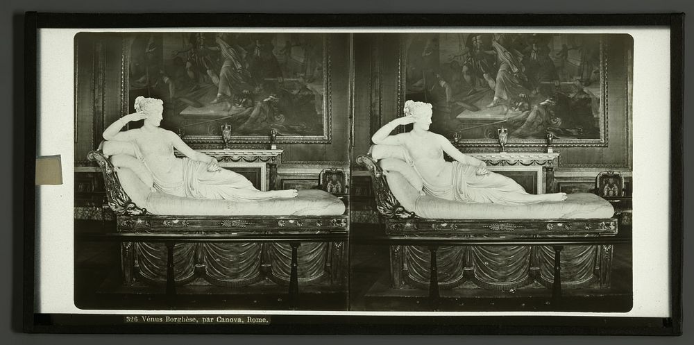 Beeld van Pauline Bonaparte als Venus Victrix (1860 - 1870) by Ferrier Père Fils et Soulier and Lévy Sr, Claude Marie…