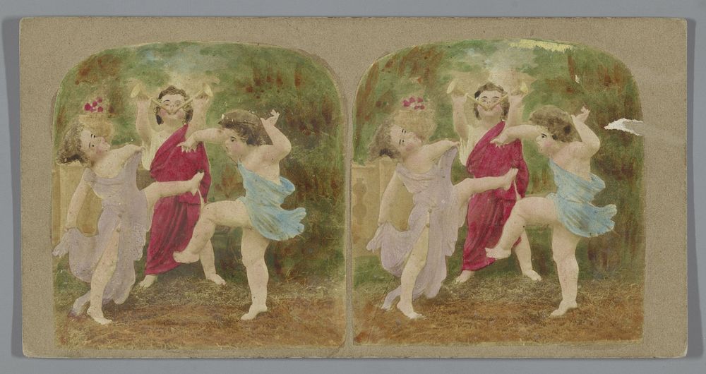 Dansende kinderen (1852 - 1863) by anonymous