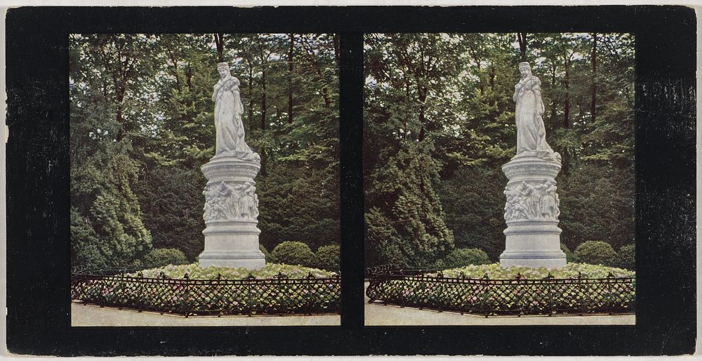 Monument voor koningin Louise in Berlijn (1911 - 1919) by anonymous, Farbenphotographischen Gesellschaft, Erdmann Encke and…
