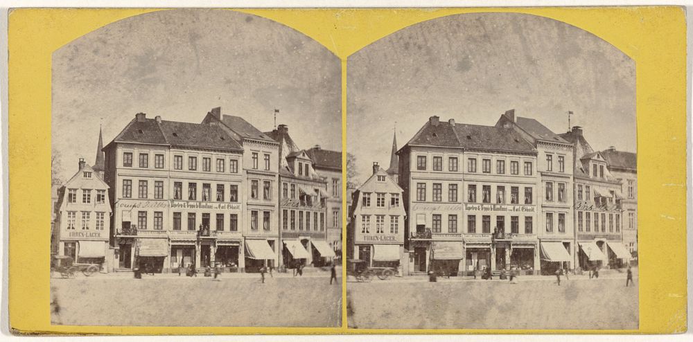 Domshofplein in Bremen (1861 - 1870) by anonymous