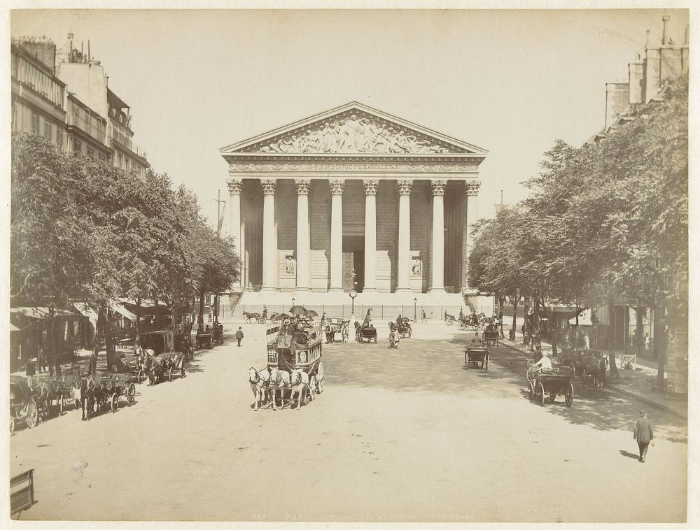 Église de la Madeleine in Parijs (1887 - 1900) by X phot and Jules Hautecoeur