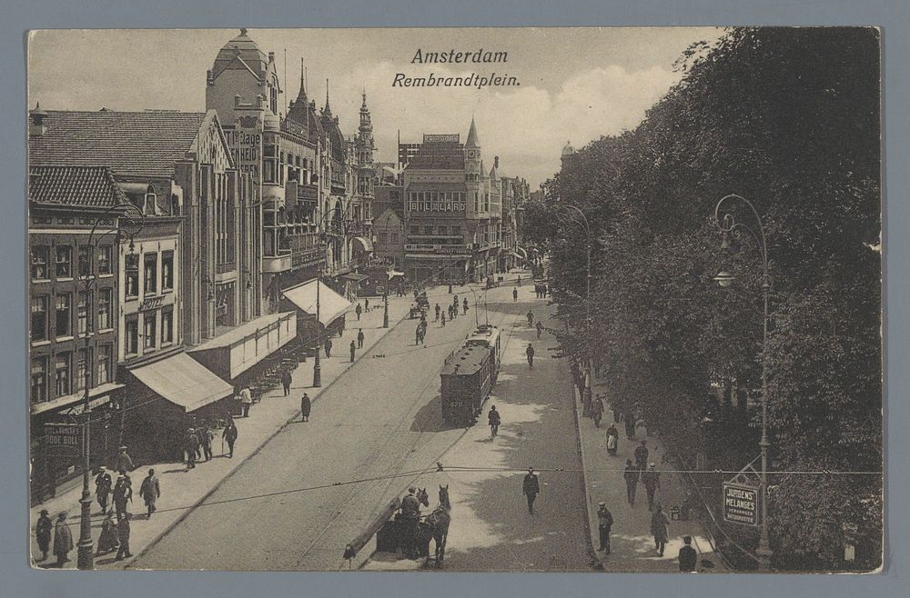 Amsterdam/ Rembrandtplein (1924) by Weenenk and Snel