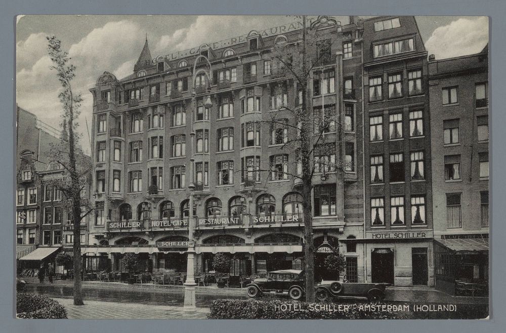 Hotel "Schiller" - Amsterdam (Holland) (1875 - 1930) by S Sealtiel and anonymous