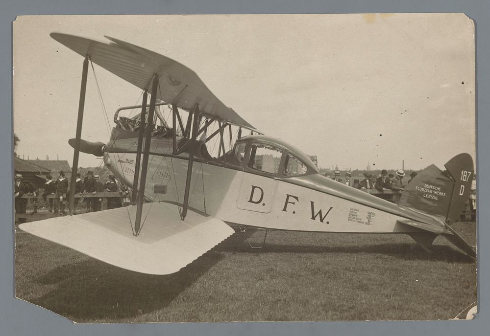 Vliegtuig van de Deutsche Flugzeug-Werke (1919) by anonymous