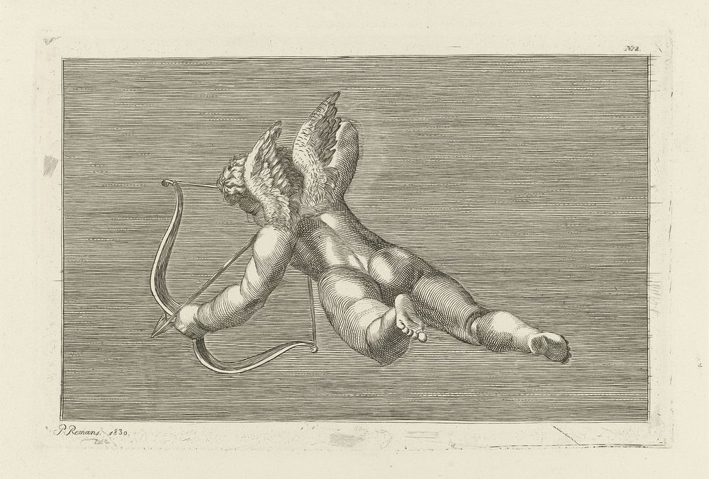 Putto schiet een pijl (1830) by Pieter Romans and Rafaël