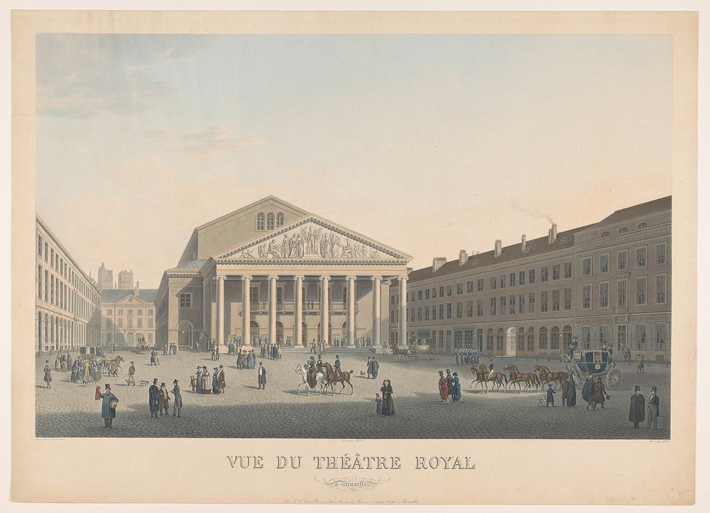 De Koninklijke Schouwburg te Brussel (1785 - 1885) by Johann Nepomuk Gibèle, Jean Baptiste André De Noter, Jean Baptiste…