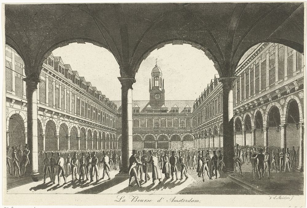 Beurs van Hendrik de Keyser te Amsterdam (1816 - 1833) by Roelof van der Meulen and Evert Maaskamp