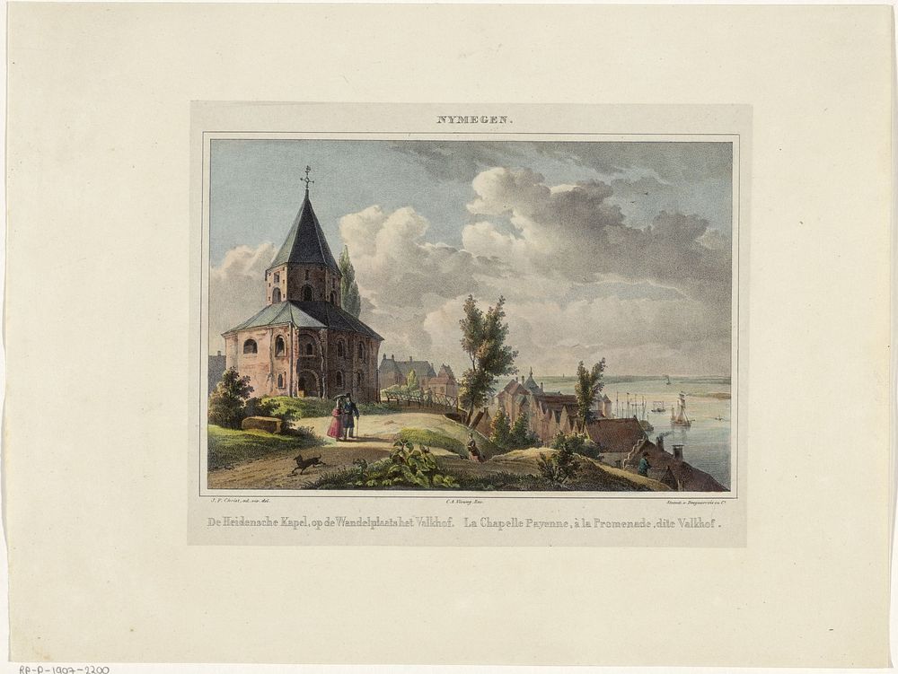 Sint-Nicolaaskapel in Nijmegen (1809 - 1845) by Johannes Franciscus Christ, Desguerrois and Co and C A Vieweg