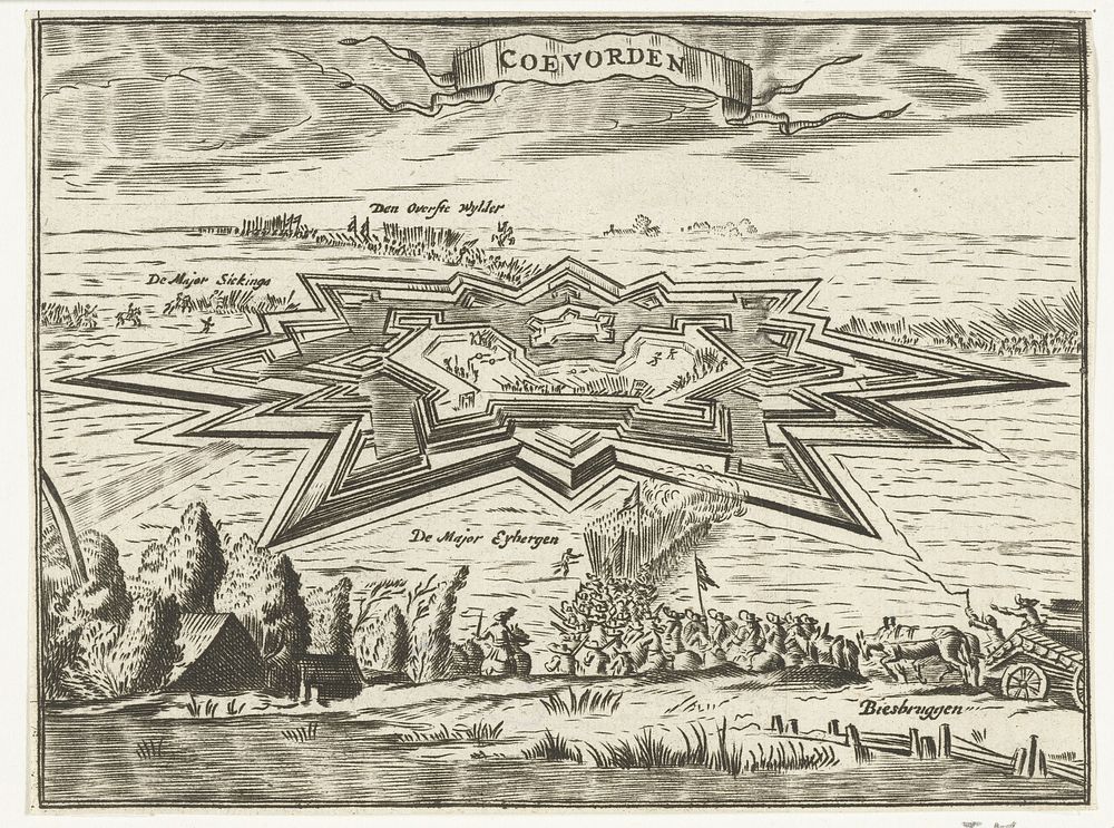 De bestorming van Coevorden, 1672 (1672 - 1673) by anonymous