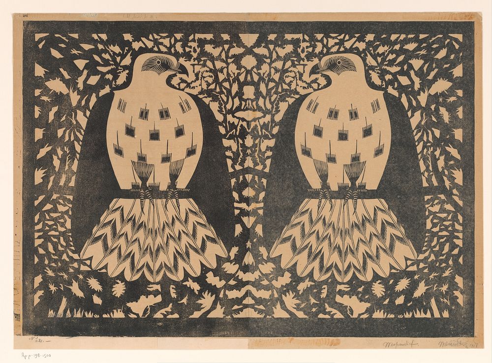 Twee wespendieven (1918) by Samuel Jessurun de Mesquita