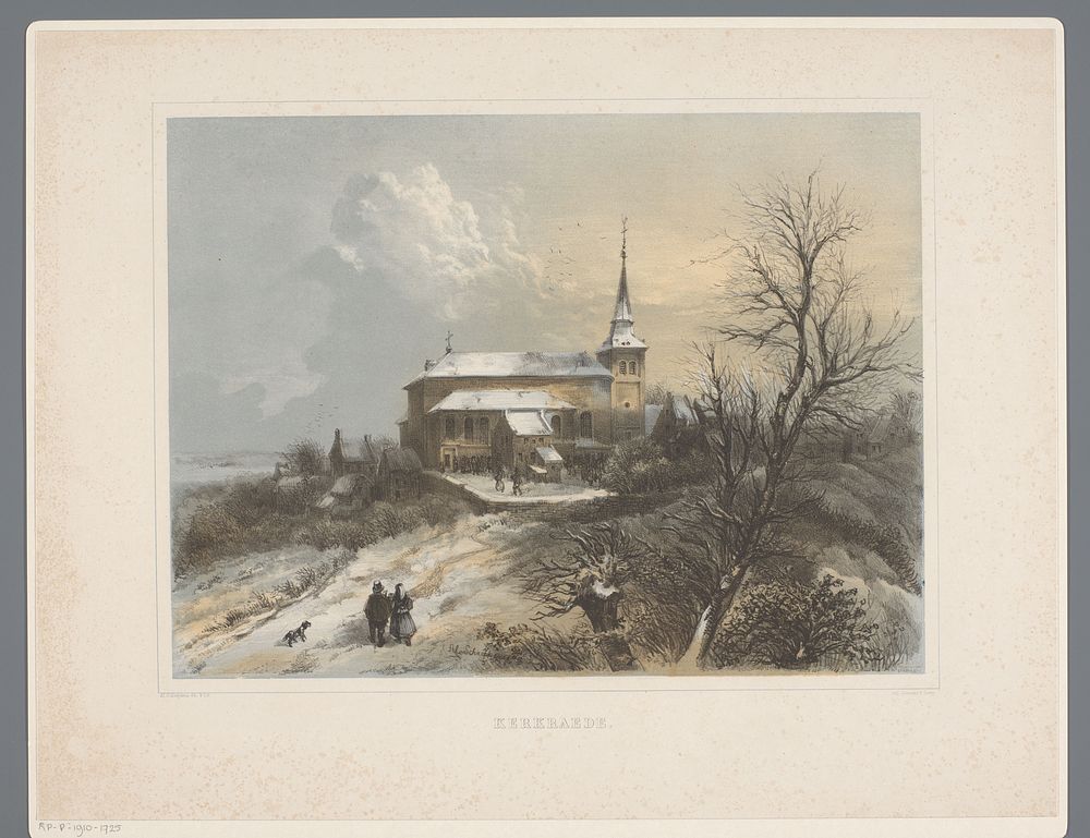 Sint-Lambertuskerk te Kerkrade (1852) by Alexander Schaepkens, Alexander Schaepkens and Simonau and Toovey