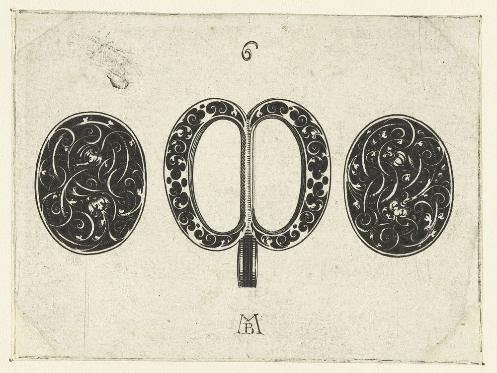 Gesp tussen twee ovalen (1597 - c. 1626) by Michiel le Blon, Michiel le Blon and Michiel le Blon