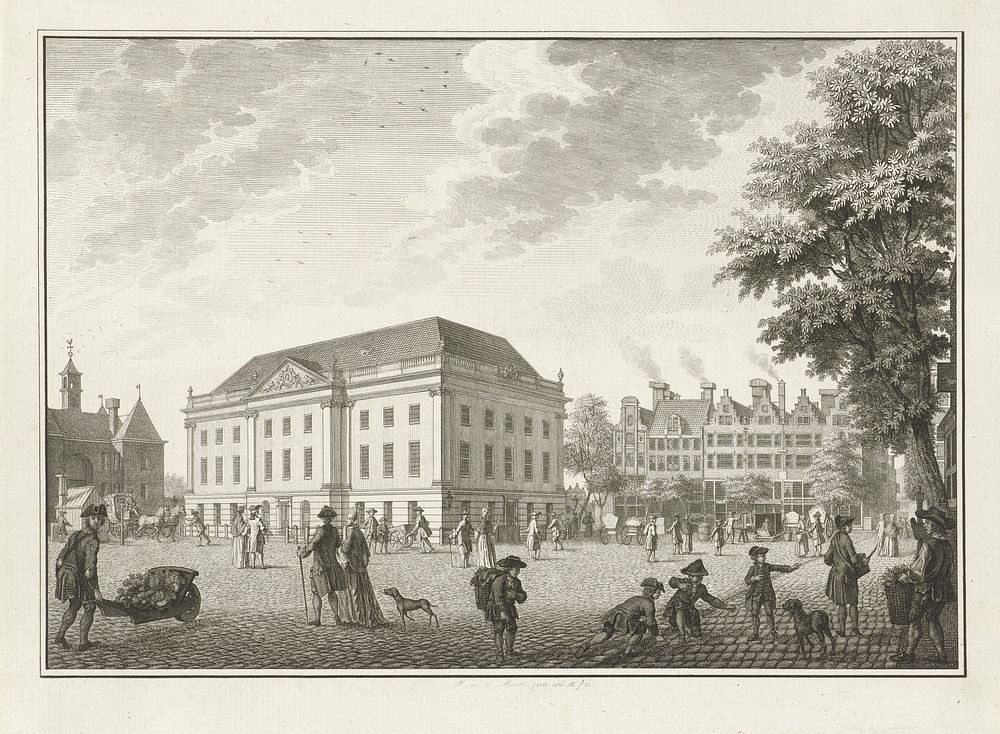 Nieuwe Schouwburg te Amsterdam, 1774 (1774 - 1775) by Noach van der Meer II and Noach van der Meer II