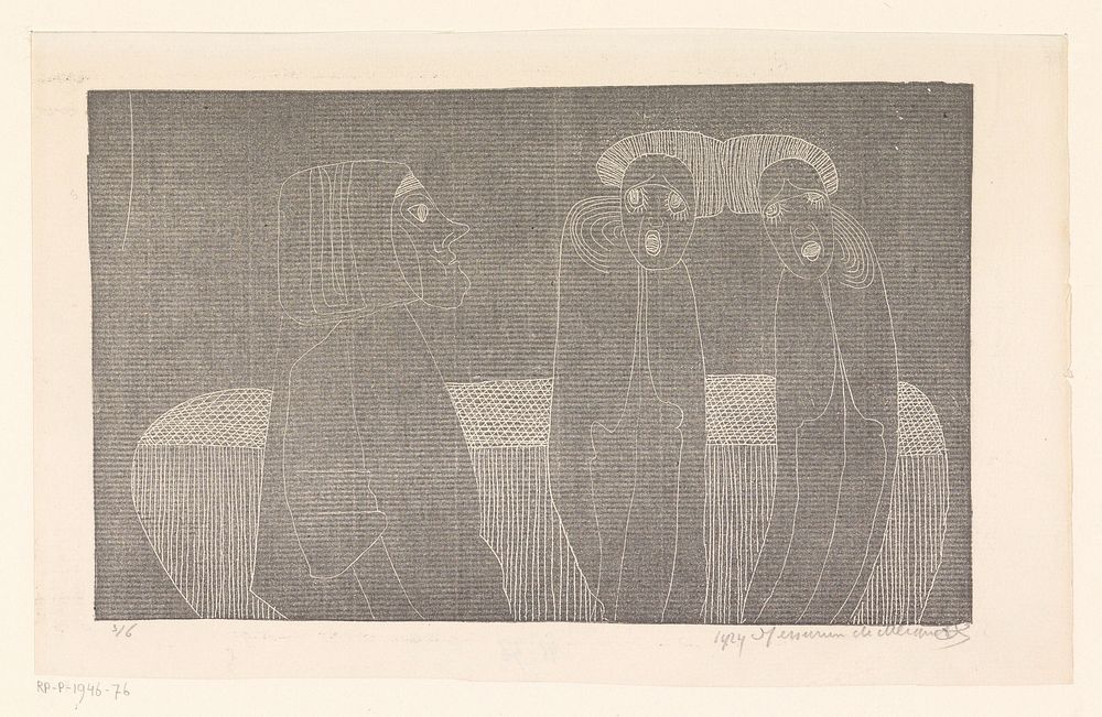 Siamese tweeling (1924) by Samuel Jessurun de Mesquita