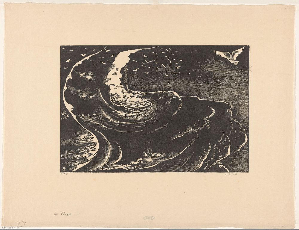 De vloed (1940) by Bernard Essers