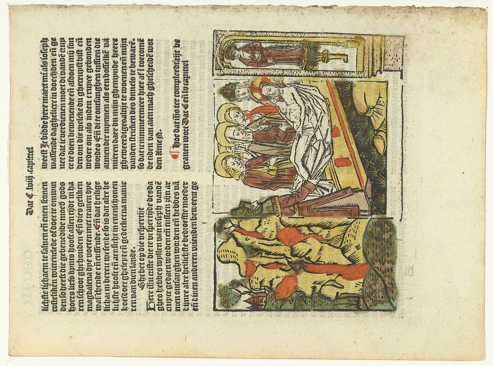 Graflegging van Christus (1480 - 1500) by anonymous
