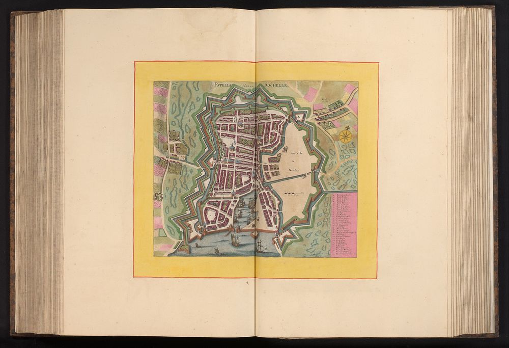 Plattegrond van La Rochelle (1620) by anonymous and Anna Beeck