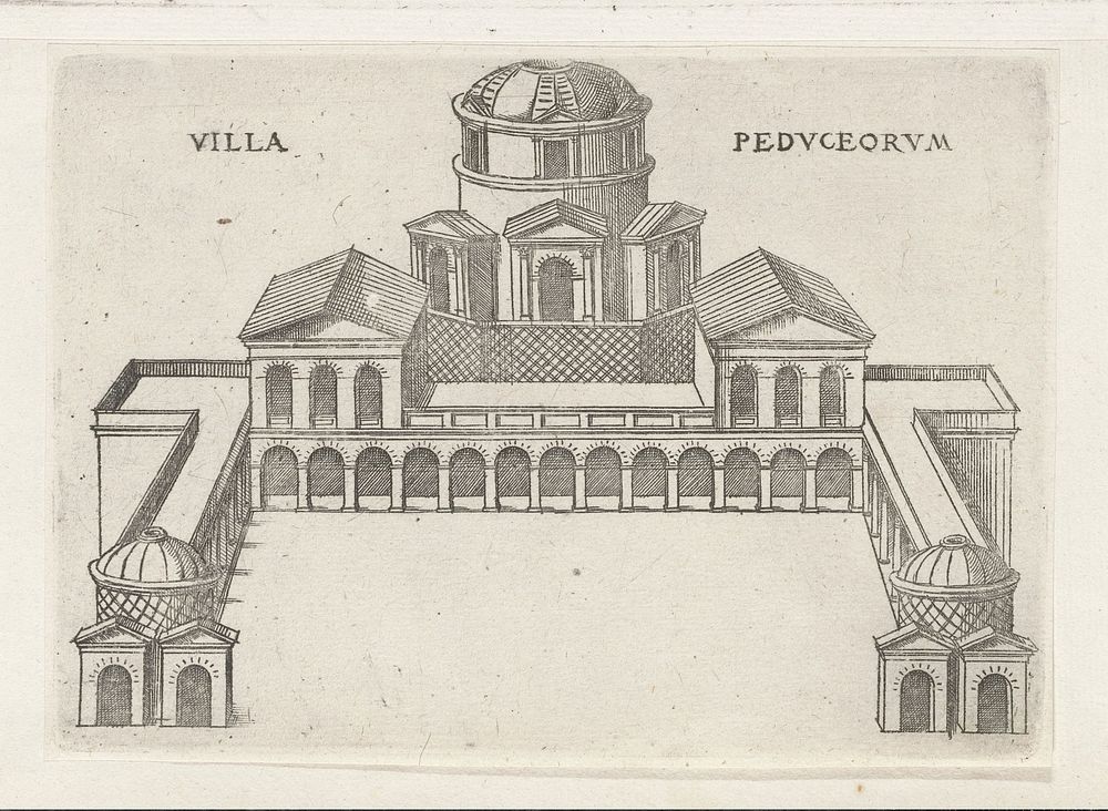 Villa (1584) by Jacques Androuet, Denis Duval and Jacobus van Savoye Nemours