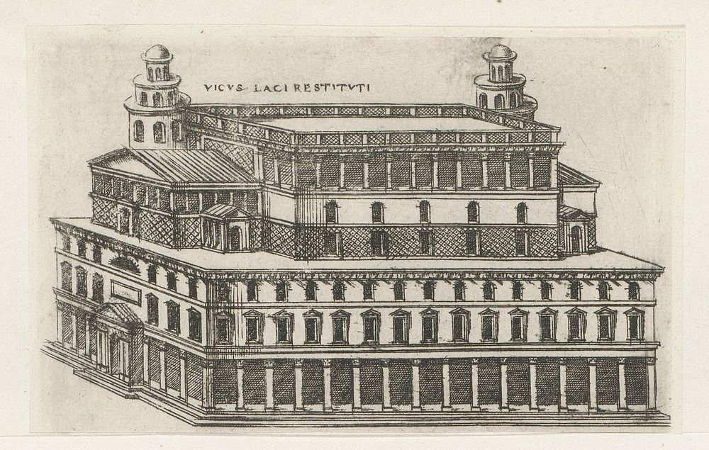 Monumentaal gebouw (1584) by Jacques Androuet, Denis Duval and Jacobus van Savoye Nemours