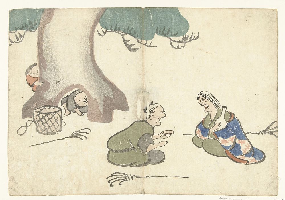 Jo en Uba (1826) by Nakamura Hôchû, Matsuda Shinsuke, Izumiya Shojiro and Ogata Korin